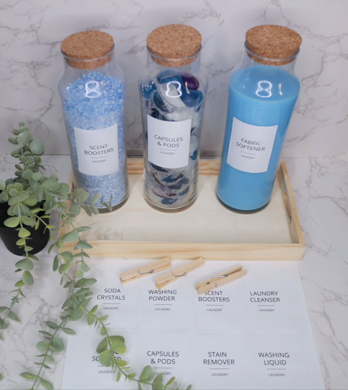 8cm x 6cm White Custom Labels, Waterproof, Gloss.